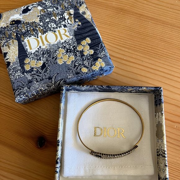 Christian Dior Metal Crystal J'Adior Bracelet Gold - Picture 3 of 3